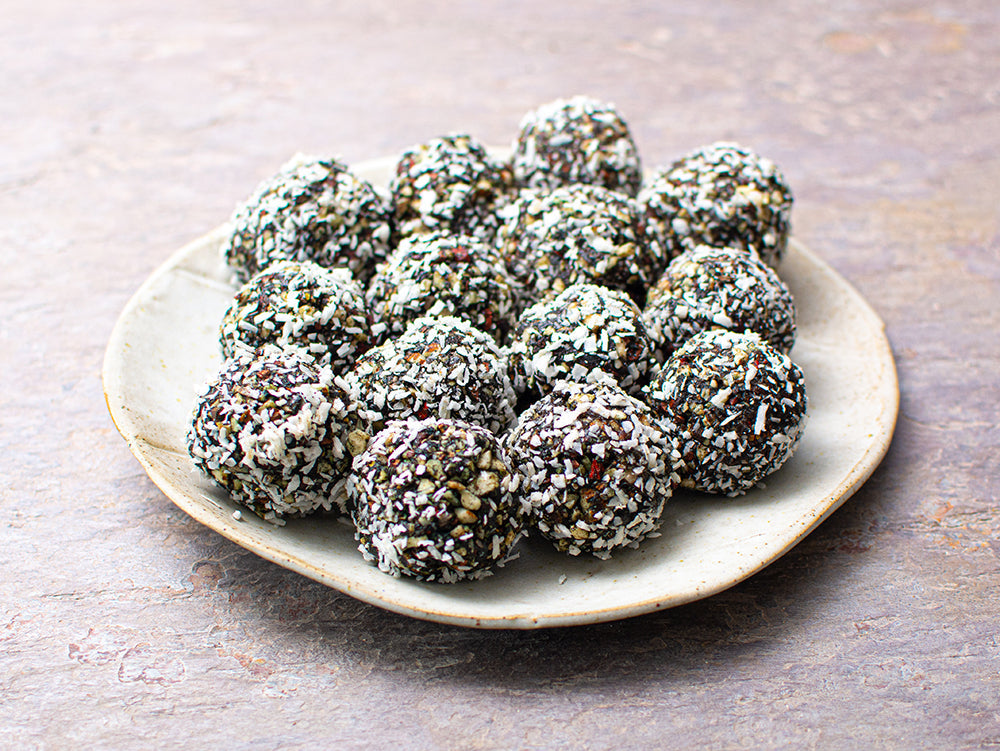 Spirulina Cacao Energy Balls