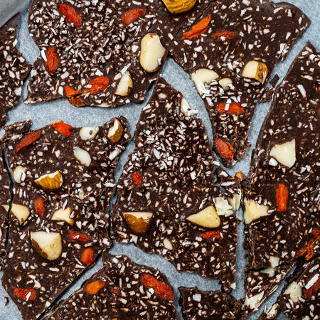 vegan superfood chocolate bark